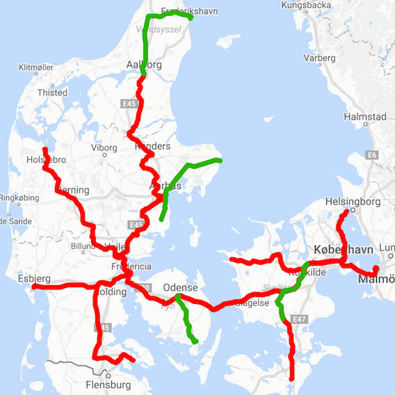 Så mange DSB-tog er forsinkede