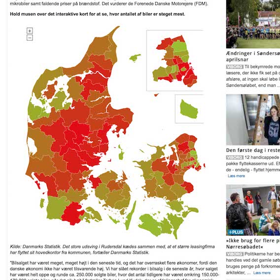 Bilsalget er øget markant