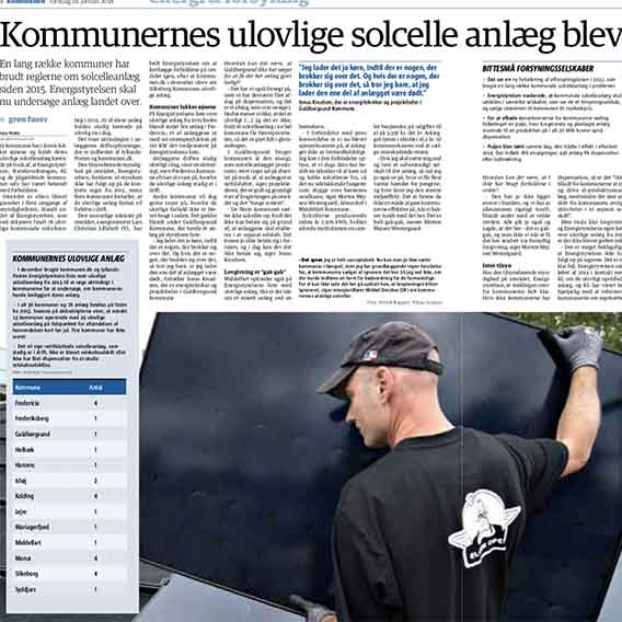 Kommunernes ulovlige solcelleanlæg