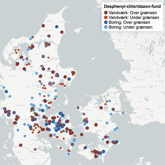 Glemt pesticid over grænseværdien 113 steder